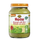 Holle BIO brokoļu un pilngraudu rīsu biezenis zīdaiņiem no 4 mēn., 190g